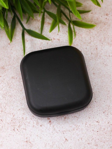 Контейнер для линз «Classic square», black 
