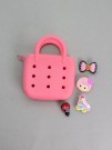 Брелок-сумочка с джиббитсами "Cool bag", pink (9*12 см)