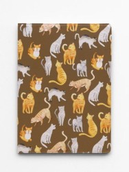 ОБЛОЖКА ДЛЯ ПАСПОРТА "Cat Pattern", плотность 600 мкм