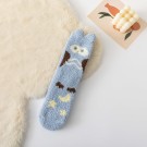 Носки iLikeGift «Sweet owl», blue, мужские/женские евро размер 36-44