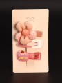 Набор заколок для волос 3 шт. "Sweet breakfast", pink