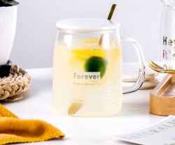 Кружка стеклянная "You are forever", white (500 ml)