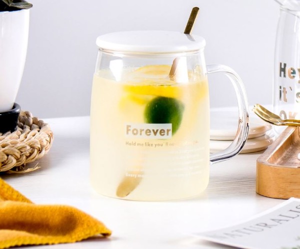 Кружка стеклянная "You are forever", white (500 ml) 