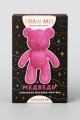 Алмазная мозаика на фигурка Draw Me! «Fuchsia bear», (14*9.5*23 см)