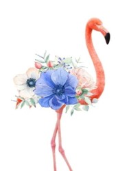 Алмазная мозаика "Фламинго", 15х20 см
