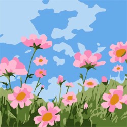 Картина по номерам  Draw Me! «Poppies», (20*20 см)