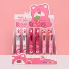 Разноцветная ручка 8 в 1 "Hello, Mr. Bear", pink