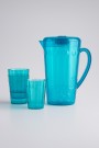 Набор для напитков (кувшин 1500 мл + 4 стакана 300 мл) "Simple set", blue