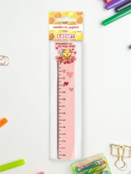 Линейка ECO из дерева ILikeGift "Маленькая,но медовая"