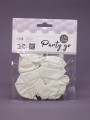 Набор воздушных шаров 10 шт. "Timeless", white (25 см)