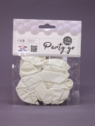 Набор воздушных шаров 10 шт. "Timeless", white (25 см)
