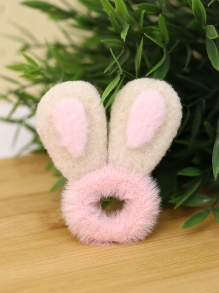 Резинка для волос "Fluffy ears", pink, 