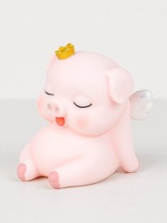Копилка "King pig", pink (14 см), пластик