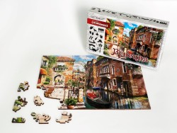Фигурный пазл деревянный "Citypuzzles. Венеция" (104 элемента)