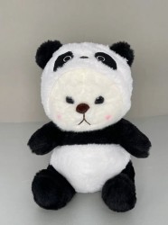 Мягкая игрушка "Panda hat", 27 см