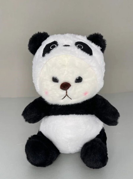 Мягкая игрушка "Panda hat", 27 см 