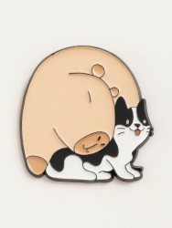 Значок металлический iLikeGift "Friendly capybara"