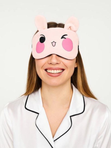 Маска для сна "Bunny wink", pink 