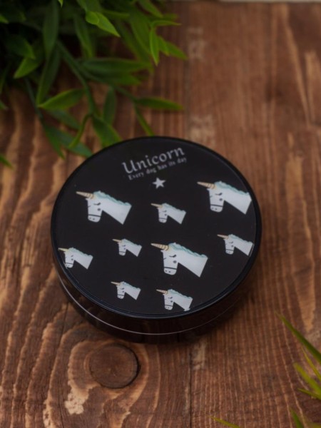 Контейнер для линз "Unicorn", black 