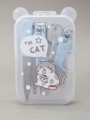 Маникюрный набор "The cat screaming", blue