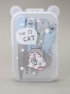 Маникюрный набор "The cat screaming", blue