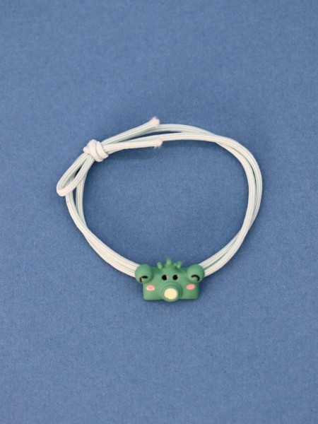 Резинка для волос GIRLY "Camera frog", green 