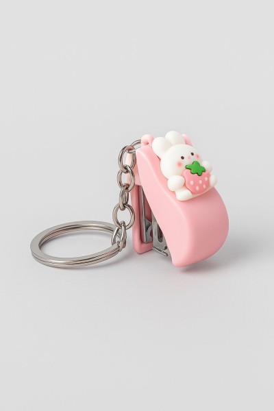 Брелок-степлер "Bunny strawberry", pink 