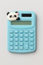 Калькулятор "Flower panda", green