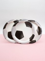Набор бумажных тарелок 6 шт. "Football party" (230 мм)