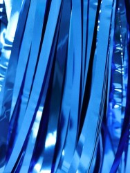 Праздничный занавес, дождик для фотозоны "Rain", dark blue (100*200 см)