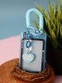 Футляр для карт с брелком "Camera", blue