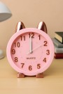 Часы-будильник "Golden awakening Kitty", pink (17х16 см)