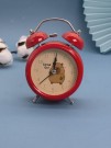 Часы-будильник «Capybara, come on», red (12,5х9 см)