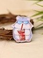 Значок ECO из дерева "Хомячок и баблти"
