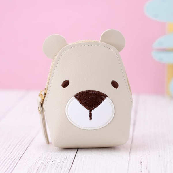 Кошелёк "Big nose bear", white 