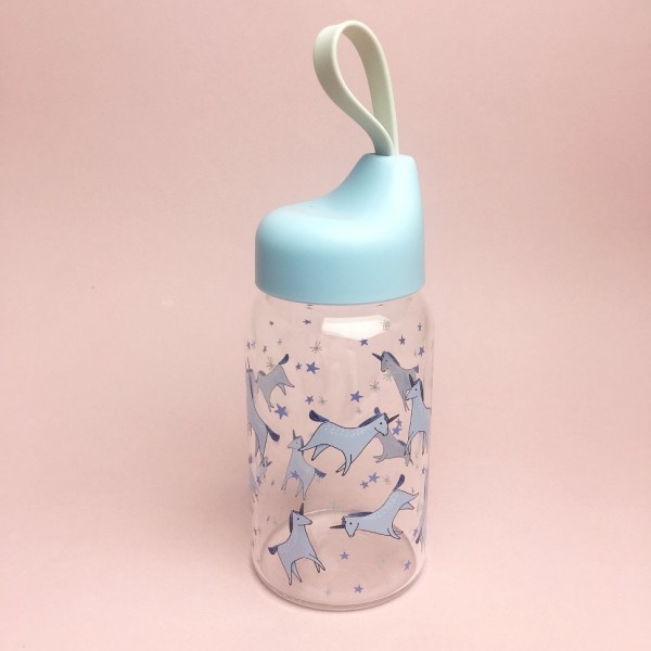 Бутылка "Unicorn Pattern" blue 