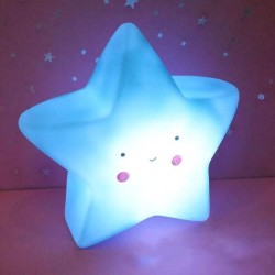 Ночник-антистресс "Lucky star", blue (12 см)