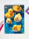 Скетчбук "Крякбук swim", 14х20 см, плотность 100 гр