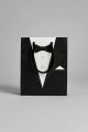 Пакет подарочный «Business suit», men's butterflies (18*23*10)