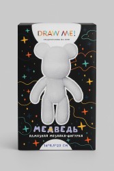 Алмазная мозаика на фигурка Draw Me! «White bear», (14*9.5*23 см)