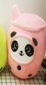 Мягкая игрушка "Cocktail panda", pink, 19 см