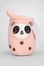 Мягкая игрушка "Cocktail panda", pink, 19 см