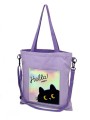 Сумка шоппер "Hello", purple