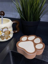 Набор губок для посуды 4 шт. "Paws"