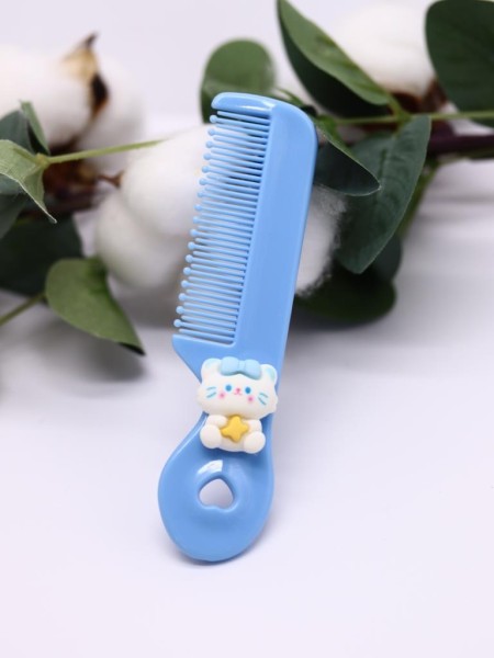 Расческа "Animal club, cat", blue 