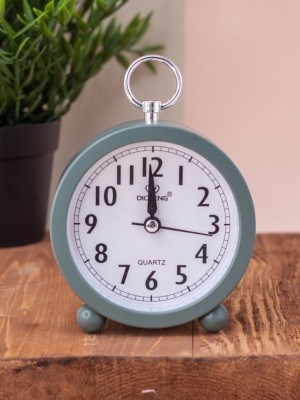 Часы-будильник "Every day", green (12,2х12,2 см)