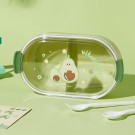 Ланчбокс «Cute avocado», green (750 ml)