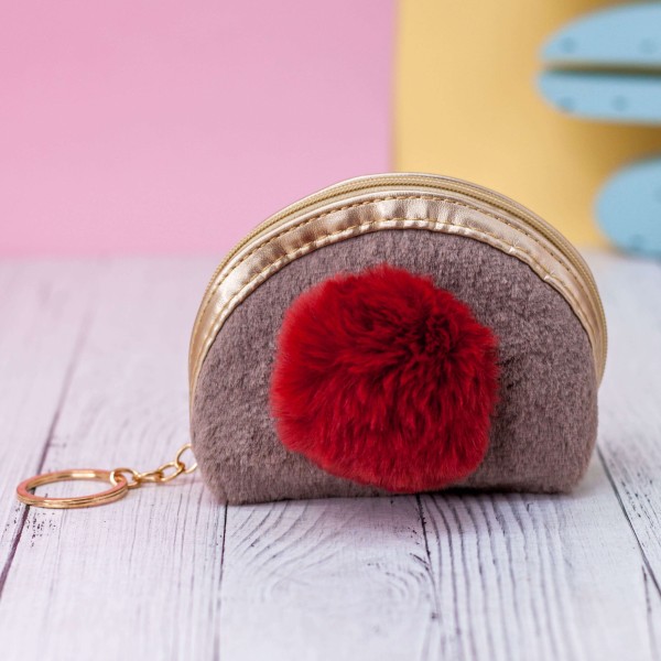 Кошелёк "Pompon", grey mix 