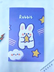 Блокнот (А5) "Rabbit star", purple (14.5*21)