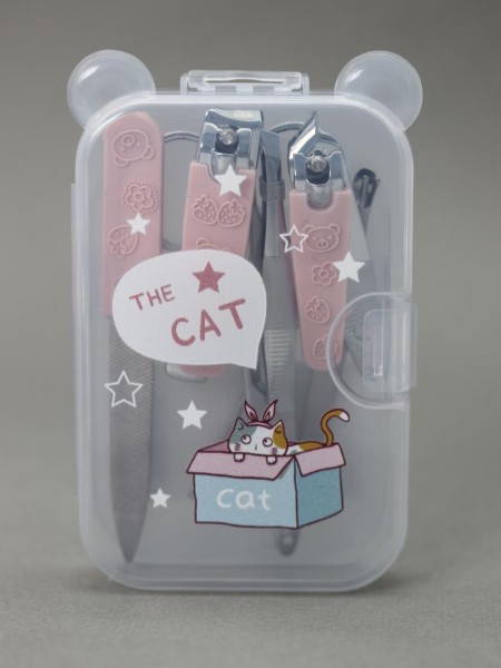 Маникюрный набор "The cat in a box", yellow 